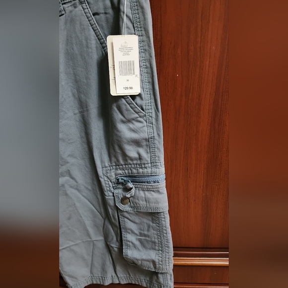 iJeans Men’s Fabrice Cargo Shorts Size 30" Color: Grayish Blue - Picture 3 of 7